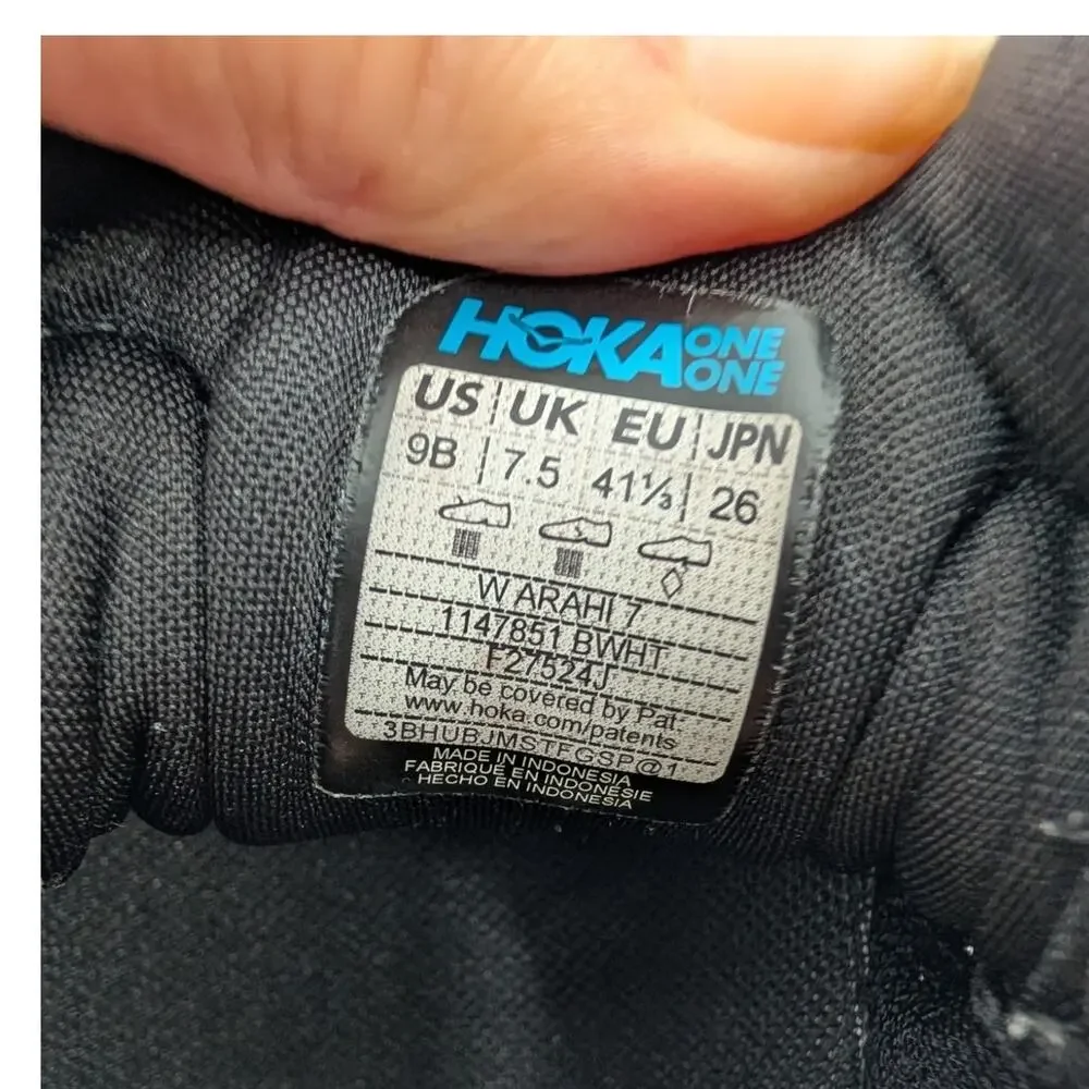 HOKA ONE ONE Womens Arahi 7 Size 9B Comfort Athletic Outdoors Running Athleisure